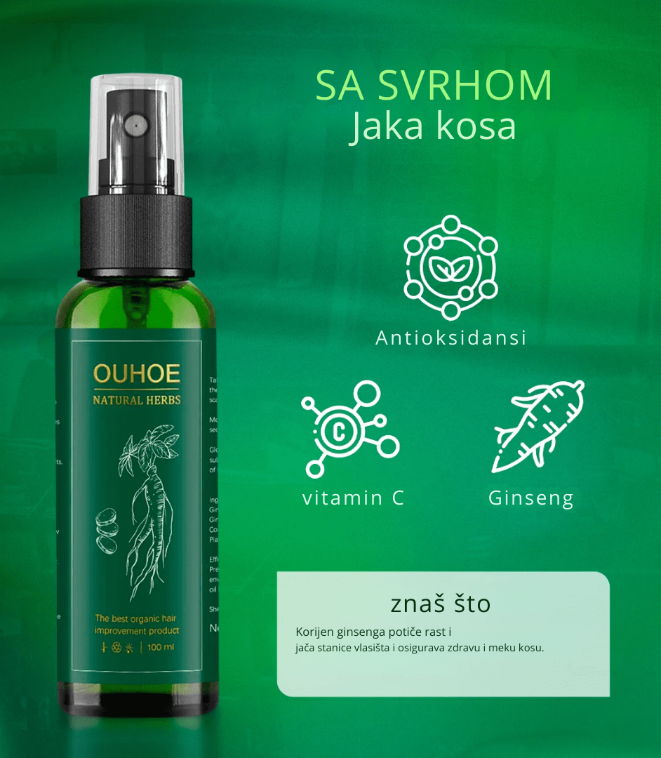 Elhoe Hair Growth - 2x1: Kontrola rasta i gubitka kose - 100% prirodno